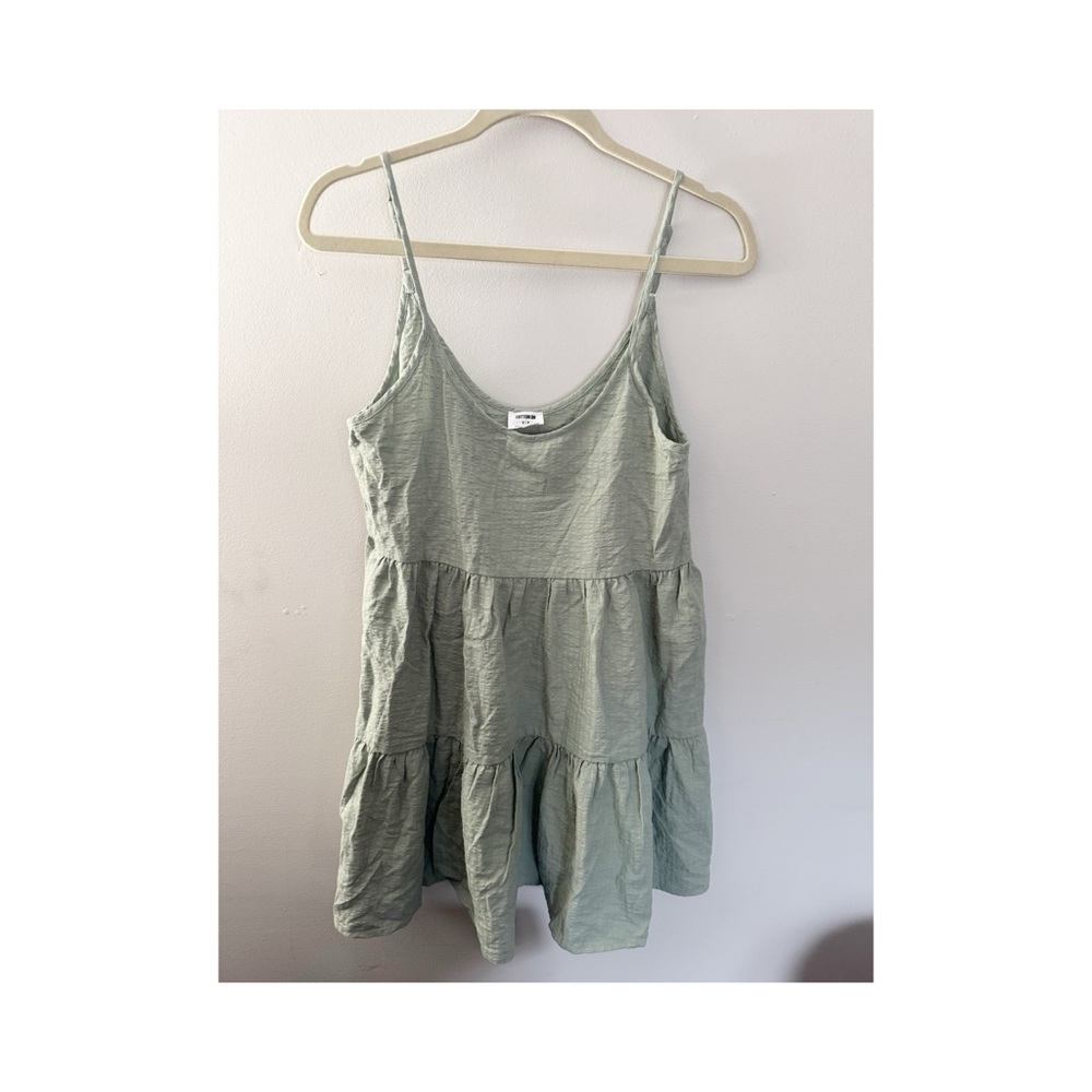 Cotton On Mini Dress in Sage Green